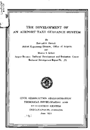 The Development of Airport Taxi Guidance System