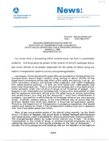 Deputy Secretary of Transportation Jim Burnley Speeches March 1988