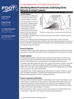 Identifying Mental Frameworks Underlying Driver Behavior in Urban Contexts Summary