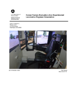 Human Factors Evaluation of an Experimental Locomotive Engineer Crewstation