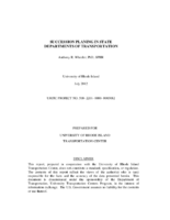 Succession planning in state departments of transportation