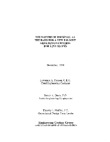 The nature of rockfall as the basis for a new fallout area design criteria for 0251 slopes