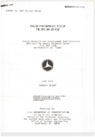 Engine Performance Test of the 1975 GM 140CID