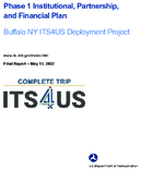Phase 1 Institutional Partnership and Financial Plan Buffalo NY ITS4US Deployment Project