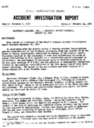 Investigation of Aircraft Accident NORTHWEST AIRLINES SANDSPIT BRITISH COLUMBIA 19520119