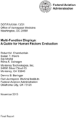 MultiFunction Displays A Guide for Human Factors Evaluation