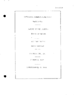 Interstate Commerce Commision Report of the Accident  Investigation Occuring on the WABASH RAILROAD GLENWOOD JUNCTION MO