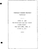Interstate Commerce Commision Report of the Accident  Investigation Occuring on the PENNSYLVANIA RAILROAD EAST ORWELL OH