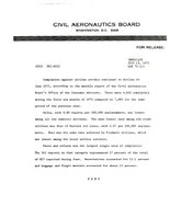 Air Travel Consumer Report June 1975