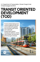 US Department of Transportation Climate Change Center Climate Strategies that Work TransitOriented Development TOD