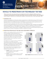 VehicleToPedestrian V2P Technology Test Bed