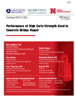 Performance of High EarlyStrength Materials Used in Concrete Bridge Repair
