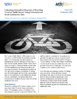 Evaluating Alternative Measures of Bicycling Level of Traffic Stress Using Crowdsourced Route Satisfaction Data Research Brief