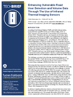 Enhancing Vulnerable Road User Detection and Volume Data Through the Use of Infrared Thermal Imaging Sensors