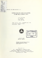 SharedRide Taxi Computer Control System Requirements Study