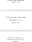 Interstate Commerce Commision Report of the Accident  Investigation Occuring on the NEW YORK CENTRAL RAILROAD COMPANY HARBOR CREAK PA