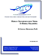 Human transportation needs in rural Oklahoma