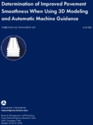 Determination of Improved Pavement Smoothness When Using 3D Modeling and Automatic Machine Guidance