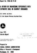 A Review of Engineering Experiences With Expansive Soils in Highway Subgrades