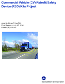 Commercial vehicle CV retrofit safety device RSD kits project