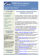 Learning in Progress Improving the Performance of the Transportation Industry Through Training  February 2011