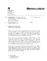 Management Advisory Memorandum on Los Angeles World Airports City of Los Angeles