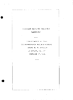 Interstate Commerce Commision Report of the Accident  Investigation Occuring on the PENNSYLVANIA RAILROAD SEWARD PA