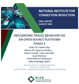 Influencing Travel Behavior via an OpenSource Platform Phase 2