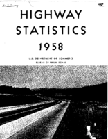 Highway Statistics 1958