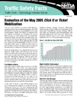 Evaluation of the May 2005 Click It or Ticket Mobilization Traffic Safety Facts