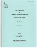 Volpe Center Report on Advanced Automation System BenefitCost Study Final Report
