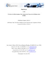 The Effects of Impact Fees in Urban Form and Congestion in Florida for Period 412010 to 11302011