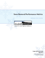 Snow removal performance metrics  final report