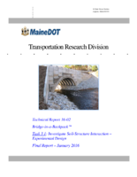 BridgeinaBackpack Task 31 Investigate Soil  Structure Interaction  Experimental Design