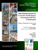 FRP reinforcement for concrete performance assessment and new construction  volume I Sierrita De La Cruz Creek bridge