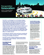 Transportation innovation at the US Department of Transportation USDOT