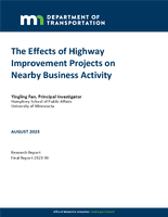 The Effects of Highway Improvement Projects on Nearby Business Activity