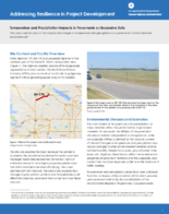 Addressing Resilience in Project Development Temperature and Precipitation Impacts to Pavements on Expansive Soils