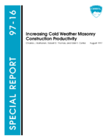 Increasing Cold Weather Masonry Construction Productivity