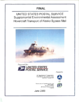 United States Postal Service supplemental environmental assessment hovercraft transport of Alaska bypass mail
