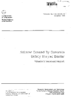 Rollover Caused by Concrete Safety Shaped Barrier Volume I Technical Report