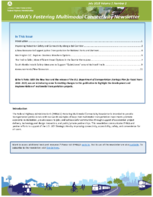 FHWAs Fostering Multimodal Connectivity Newsletter  July 2018