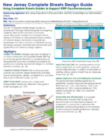 New Jersey Complete Streets Design Guide Using Complete Streets Guides to Support STEP Countermeasures