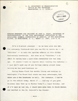 Remarks Prepared for Delivery by John A Volpe Secretary of Transportation at the 50th Anniversary Convention of the Associated General Contractors of America