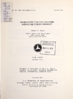 Manufacturers Policies Concerning Average Fuel Economy Standards