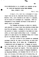 Interstate Commerce Commission Report of the Accident  Investigation Occurring on the ST LOUISSAN FRANCISCO RAILWAY HEYBURN OK