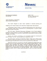 UMTA Technical Assistance Aids Transit Operators