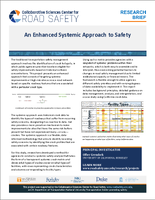 An Enhanced Systemic Approach to Road Safety Research Brief