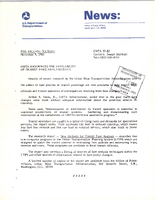 UMTA Announces the Availability of Transit Fare Analysis Data