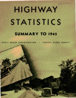 Highway Statistics Summary to 1945